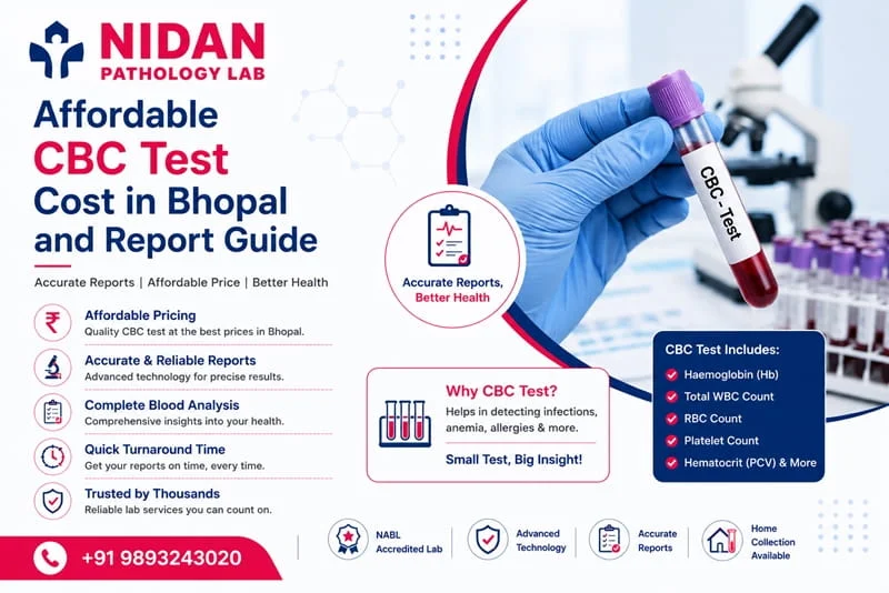 Affordable CBC blood test in Bhopal with accurate reports and quick service.