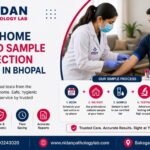 Home blood sample collection process in Bhopal explained step by step by Nidan Pathology Lab technician