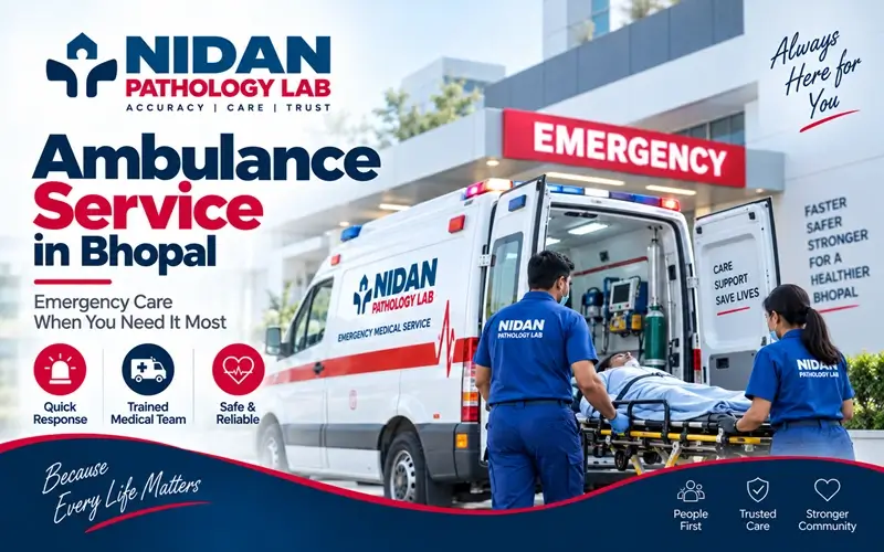 24/7 emergency ambulance service in Bhopal by Nidan Healthcare