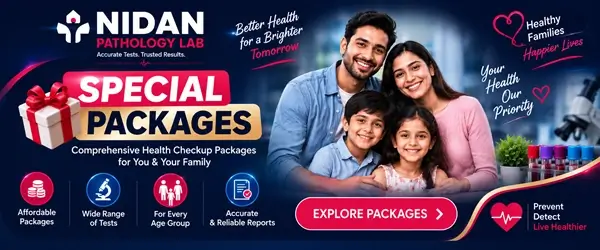 Special preventive health checkup packages at Nidan Pathology Lab Bhopal
